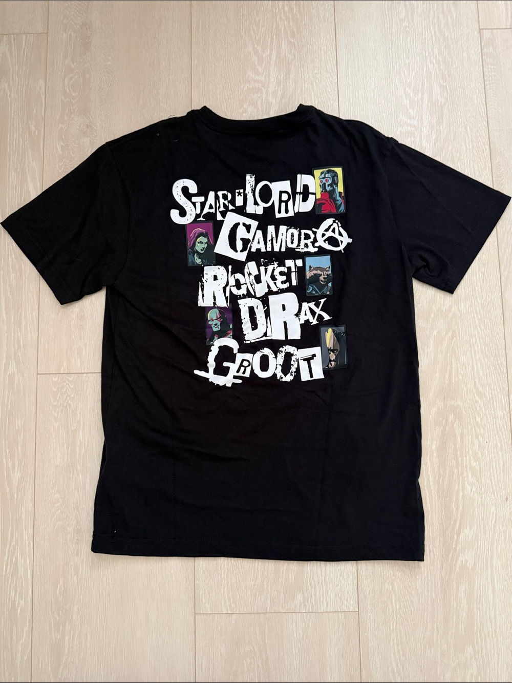 ✨Marvel Black Guardians of the Galaxy Graphic Pocket Tee